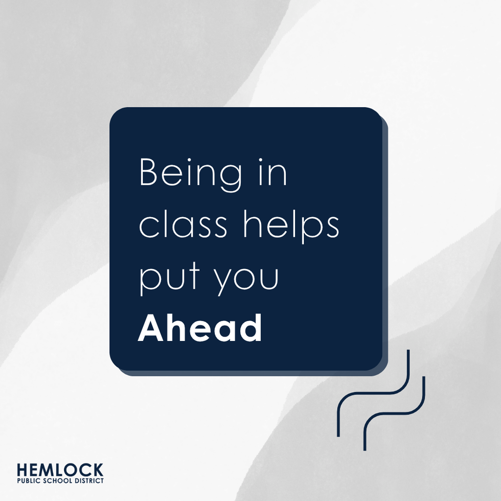 Being in class helps to put you ahead