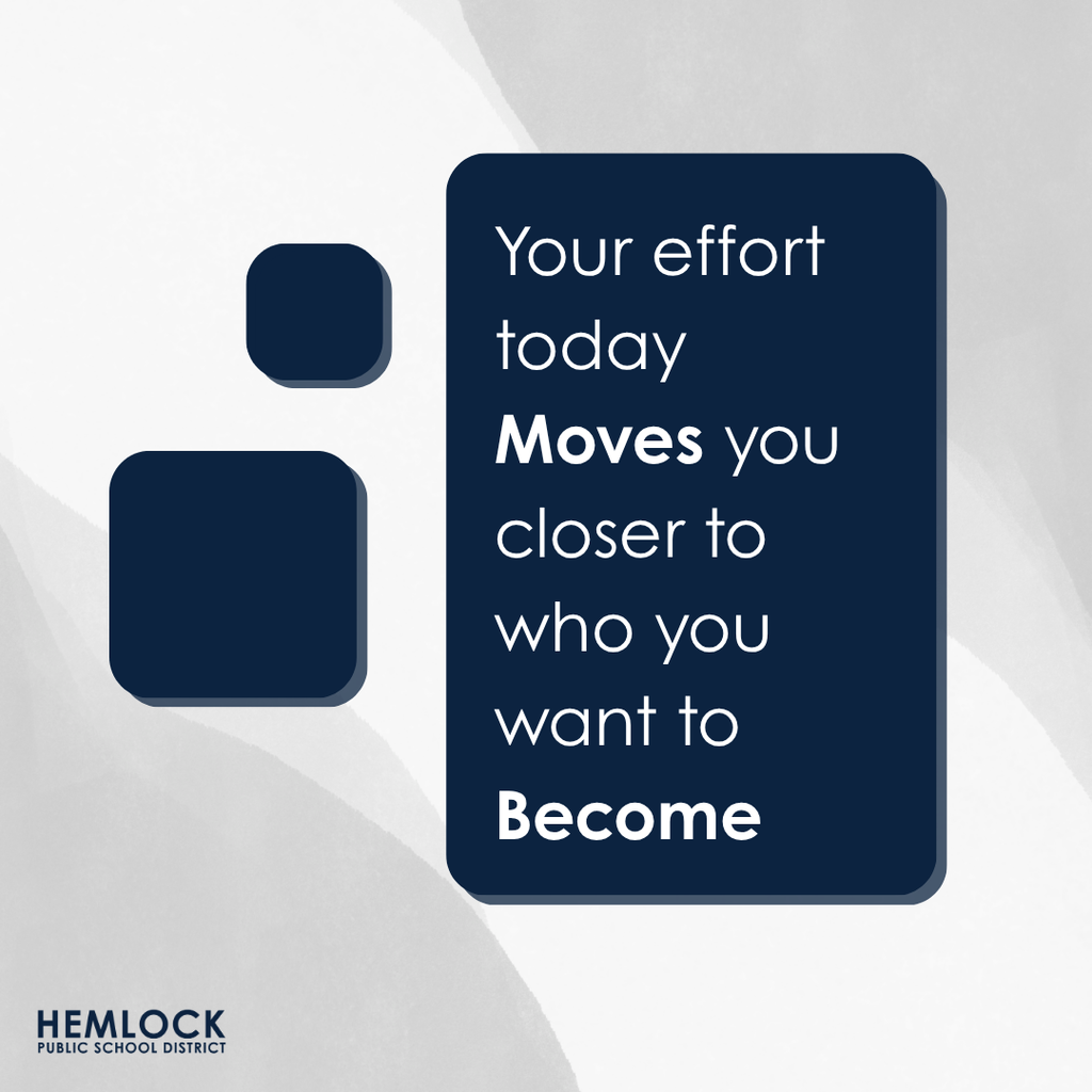 Your effort today moves you closer to who you want to become