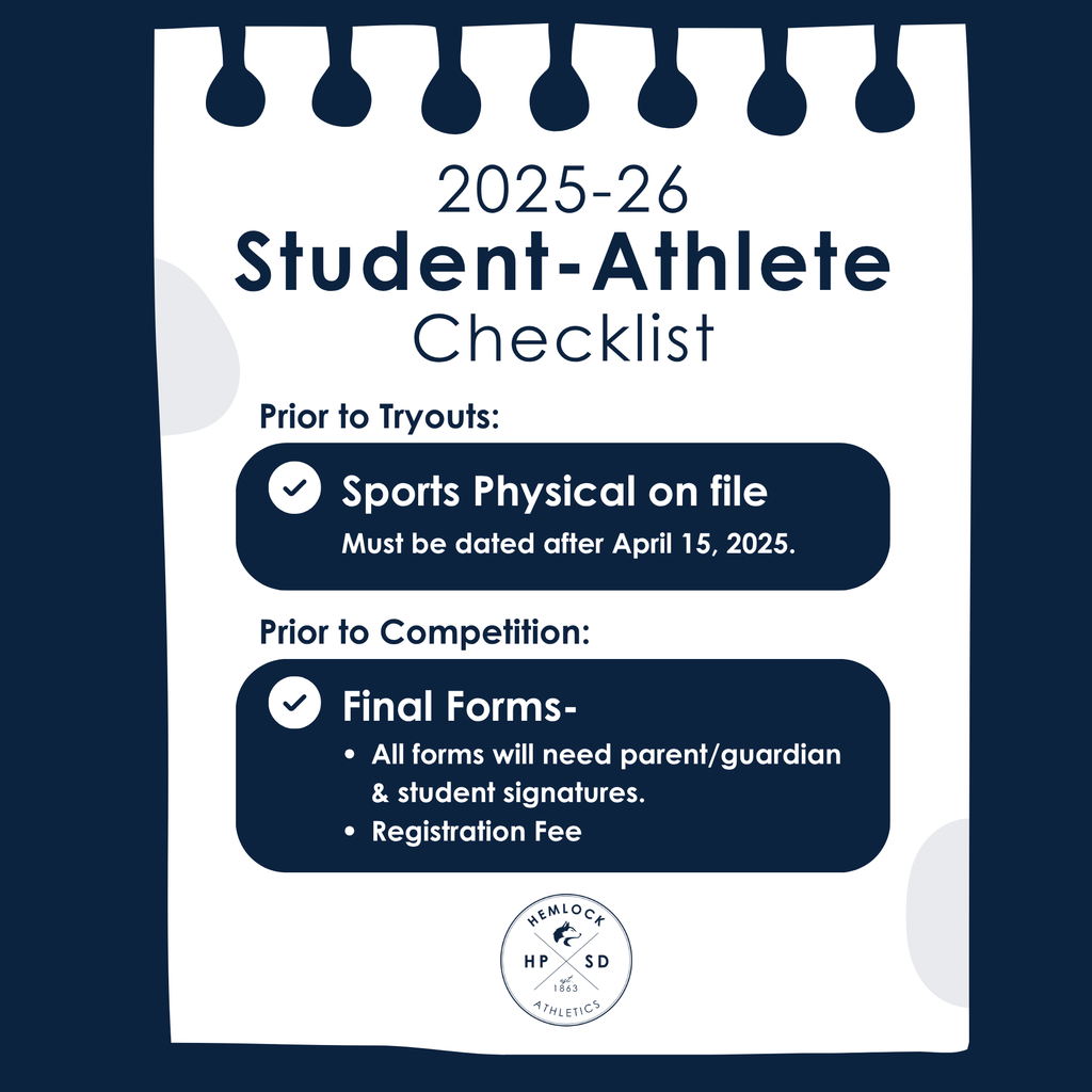 25-26 Student-Athlete Checklist
