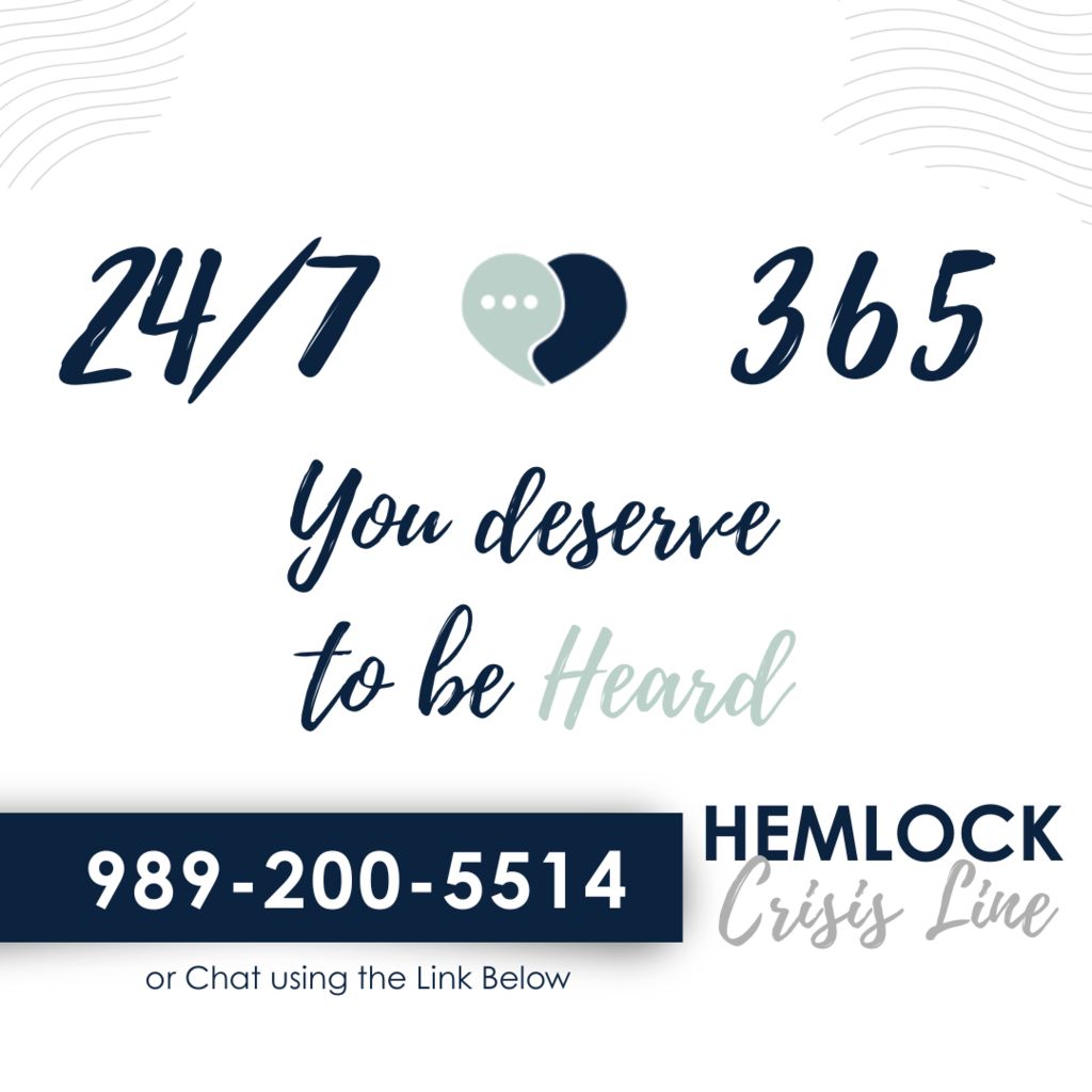 24/7, 365, you deserve to be heard