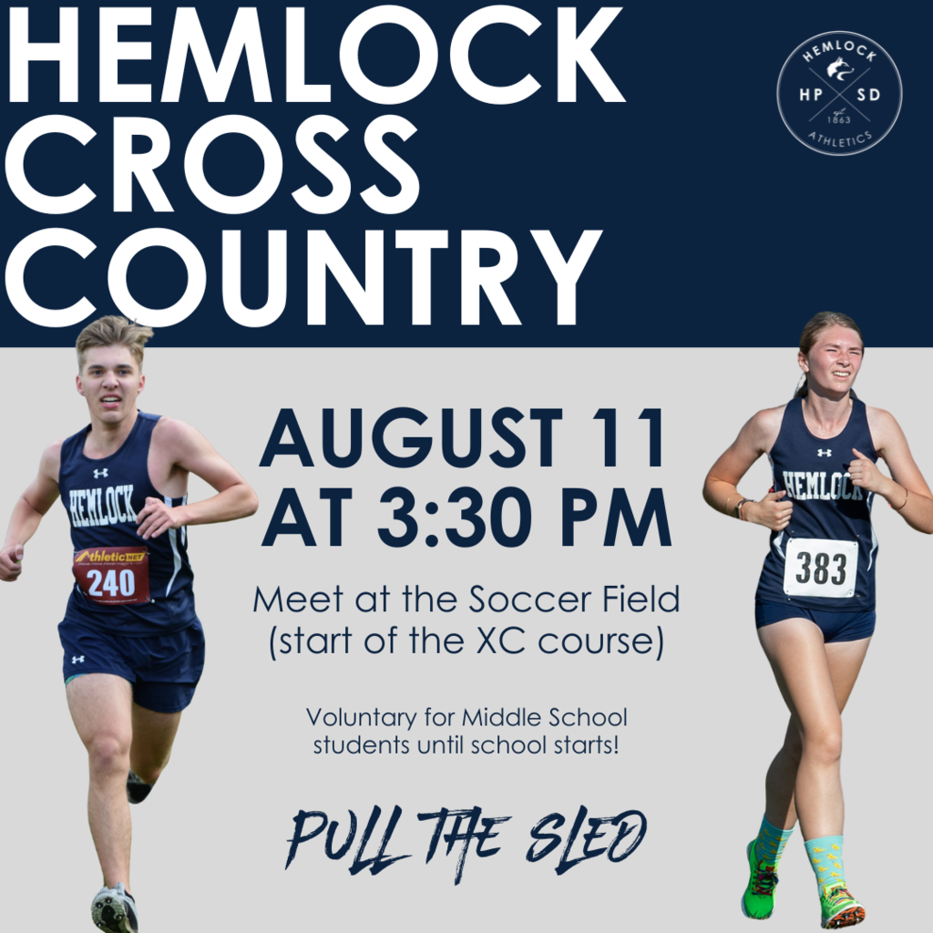 Cross Country Start of Season Info