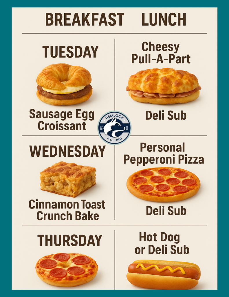 Menu Changes