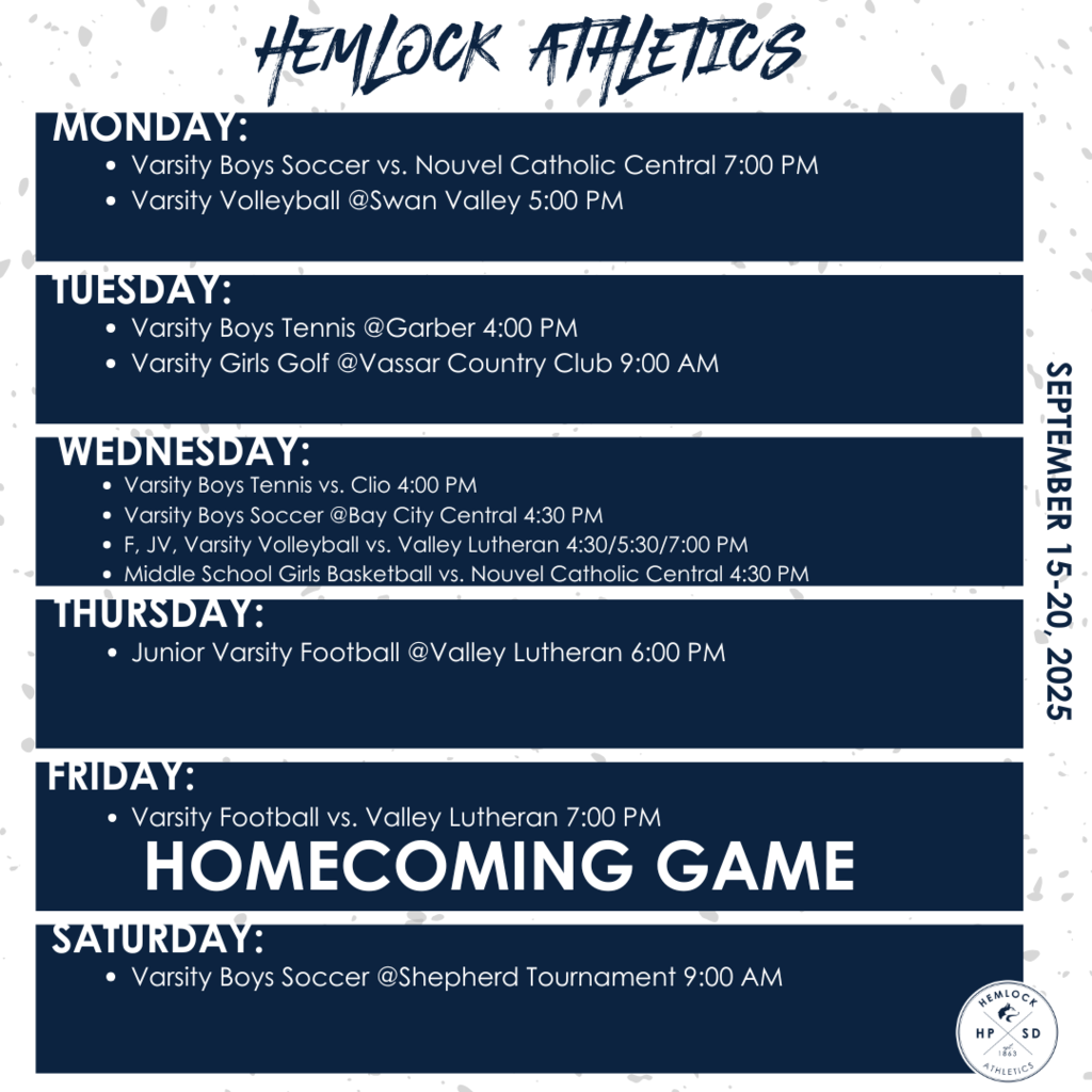 Athletics this week
