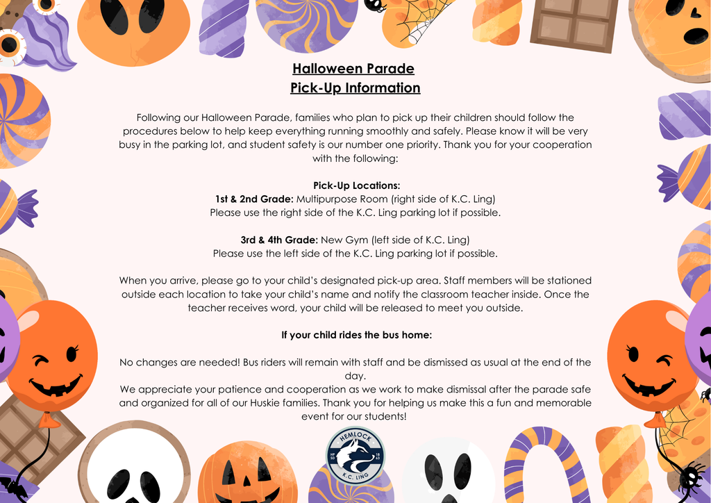 Halloween Parade Pick-Up