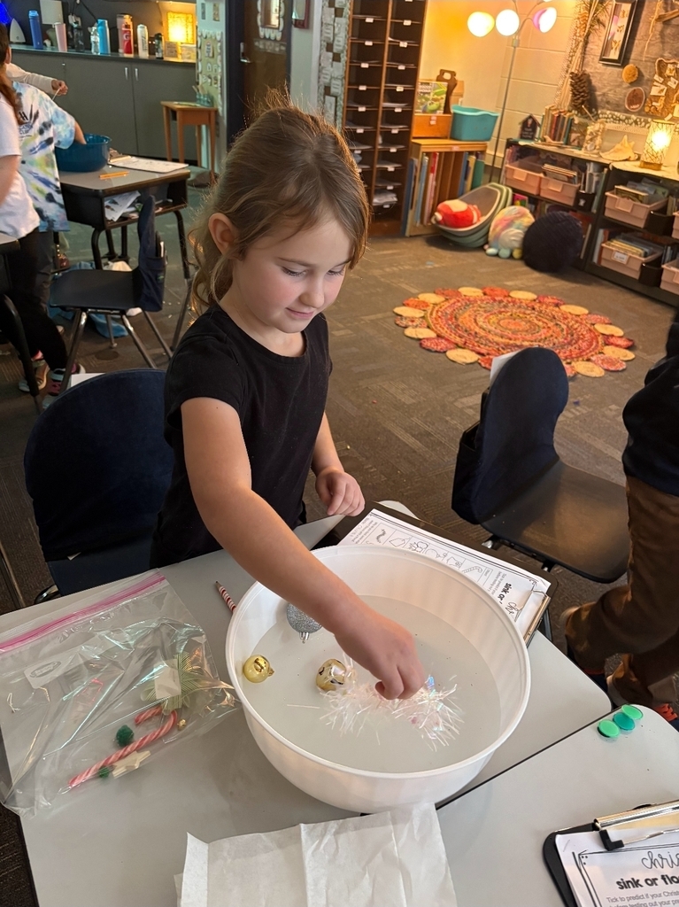 1st Grade Christmas Science Fun