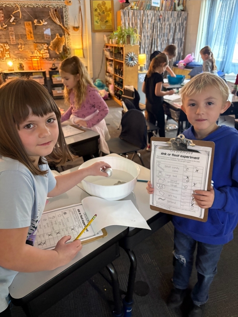 1st Grade Christmas Science Fun