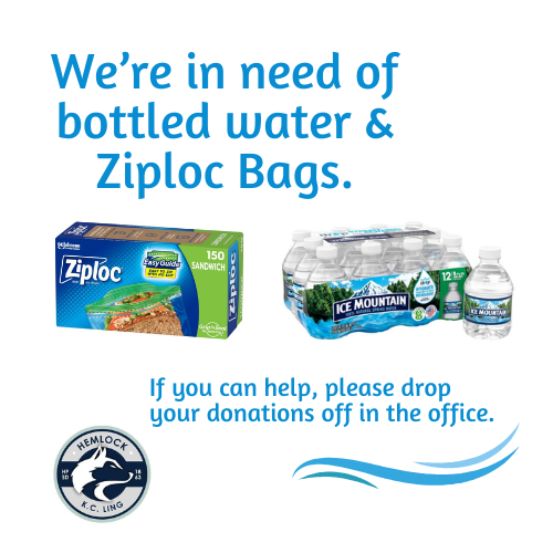 Bottled Water Donations