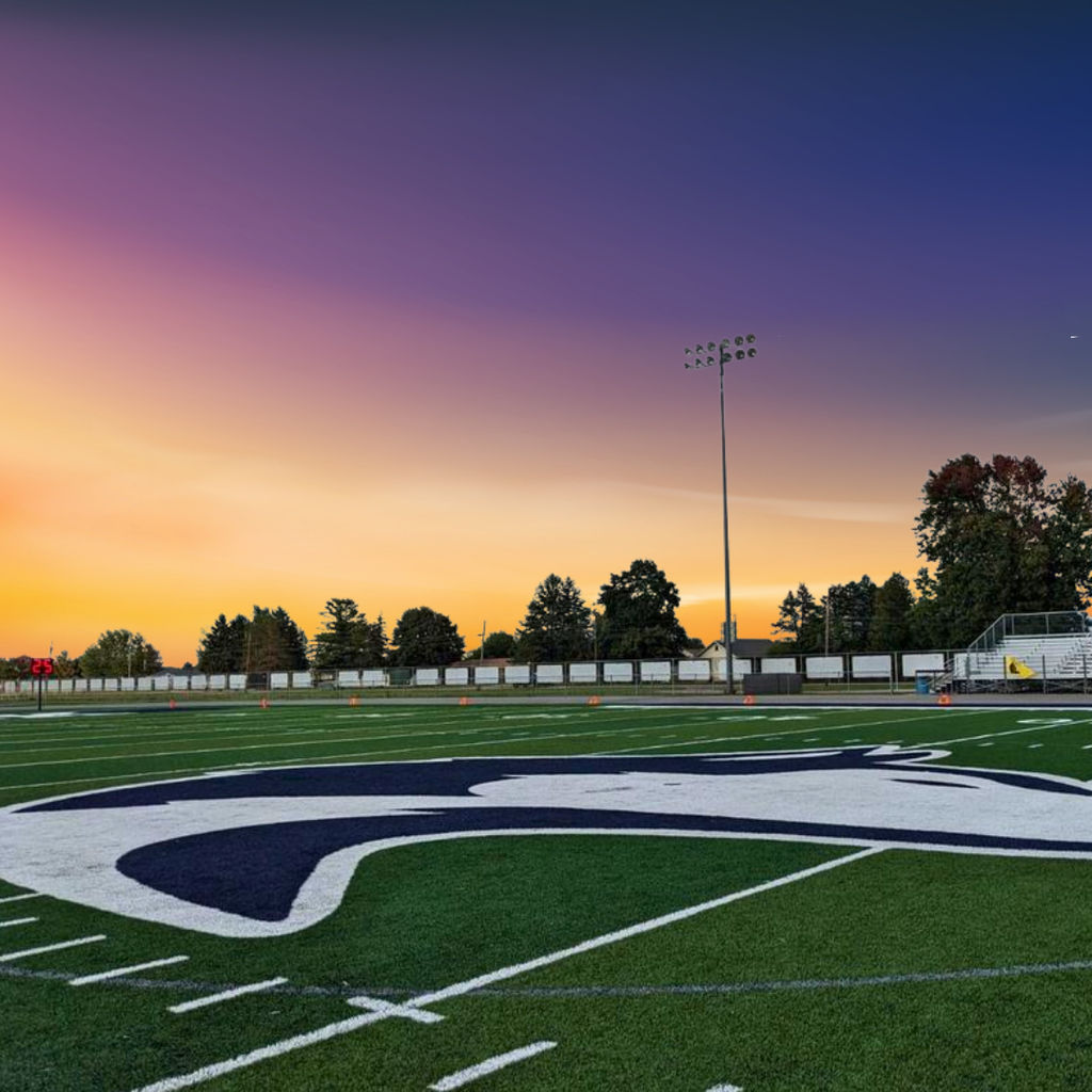 huskie sunset