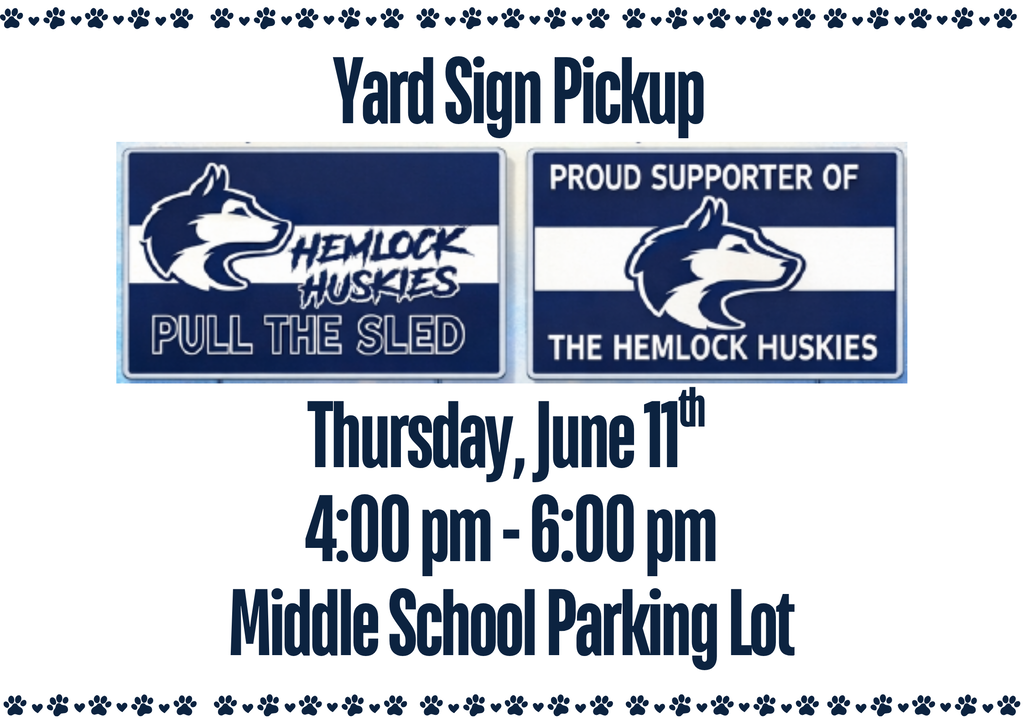 yard sign pick up