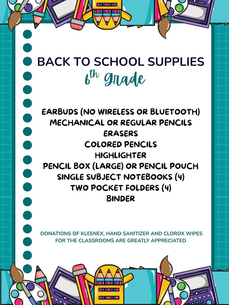 Supply List