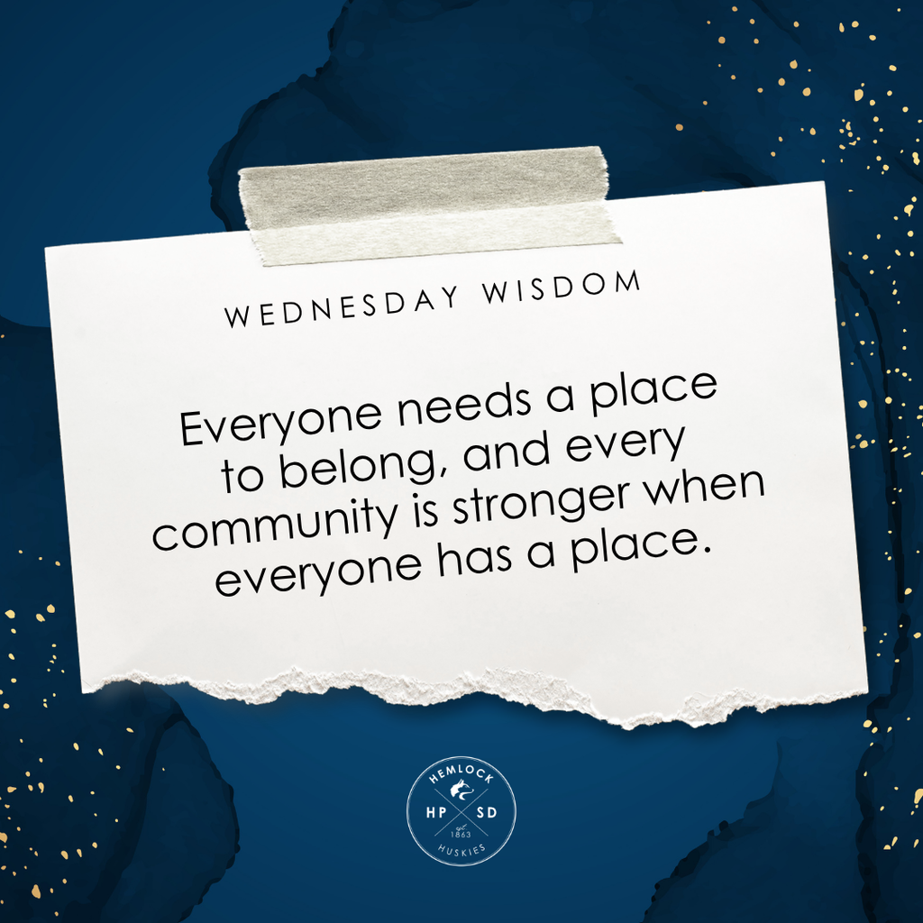 #WednesdayWisdom #HemlockHuskies