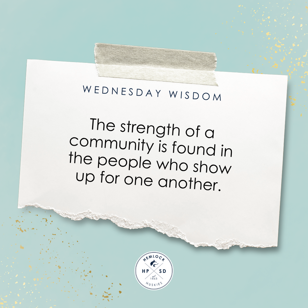 #WednesdayWisdom #HemlockHuskies