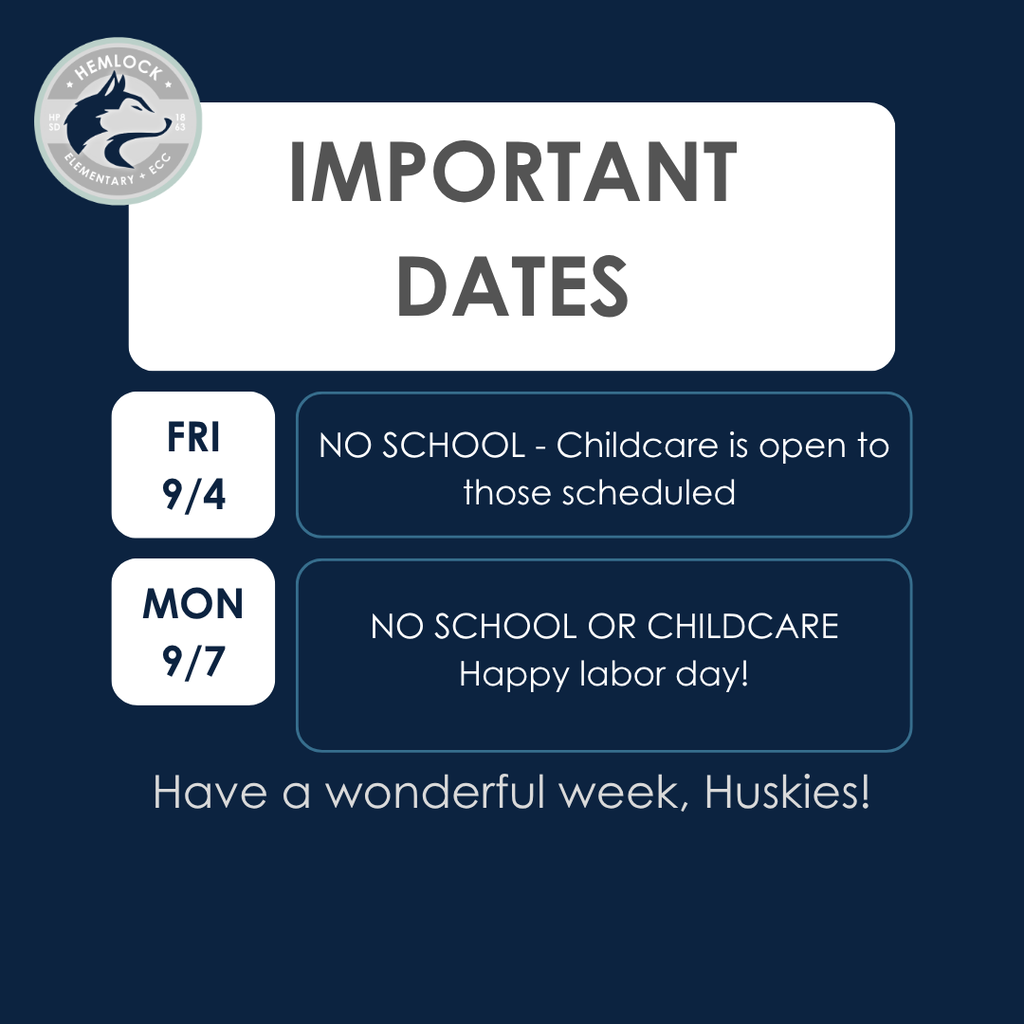 important dates