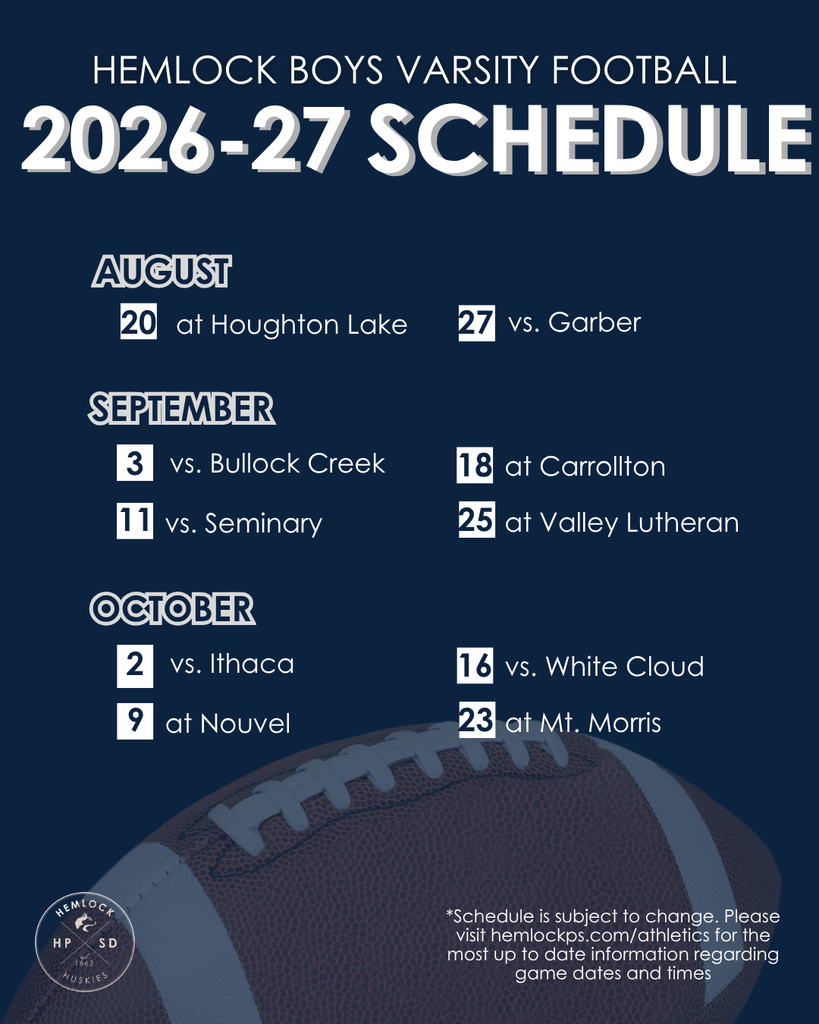 Var. Football Schedule