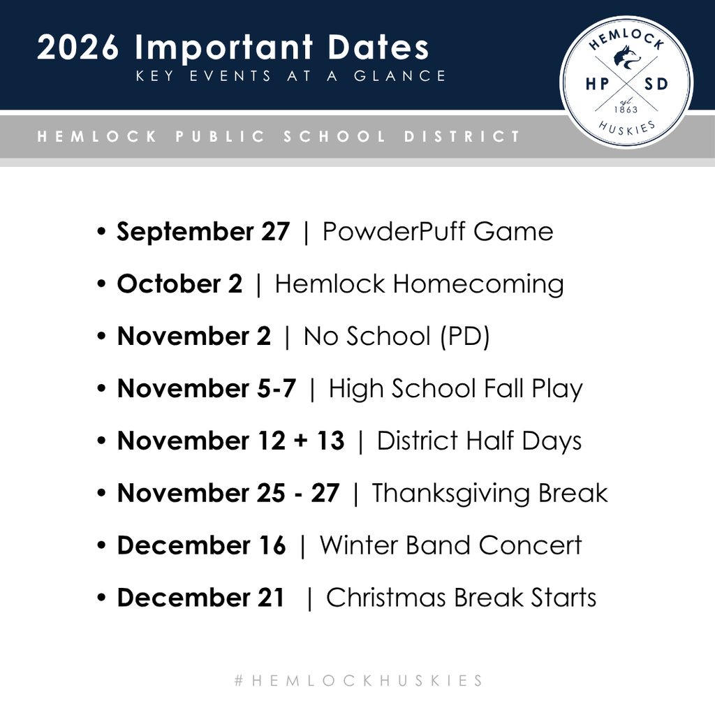 Important Dates