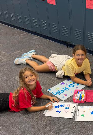 Buddy HOCO Sign Making