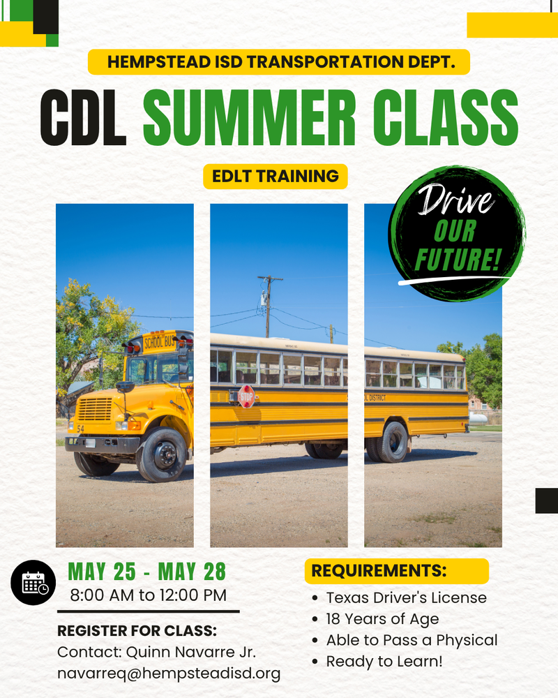 CDL Summer Class 2026