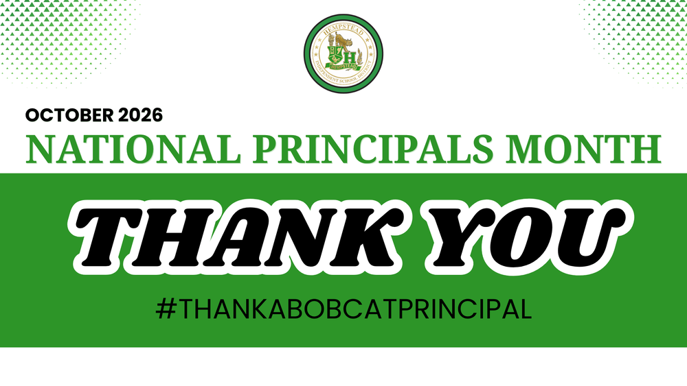 October 2026 National Principals Month. Thank you #ThankABobcatPrincipal