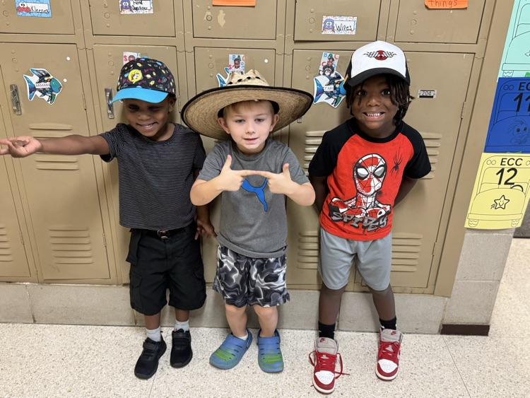 students in hats