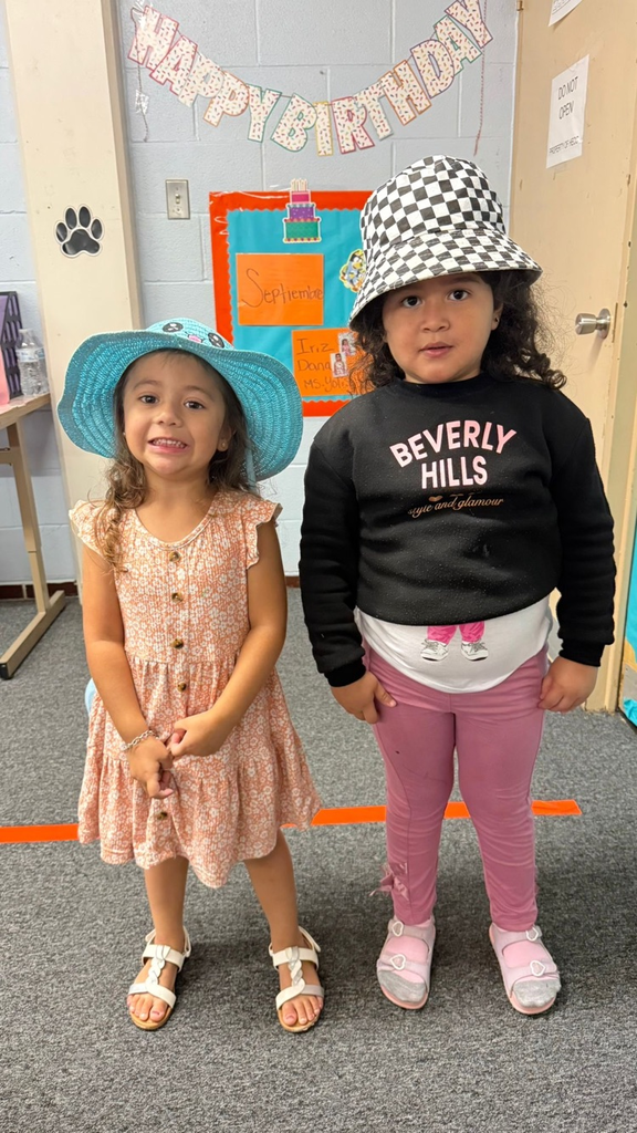 students with hats