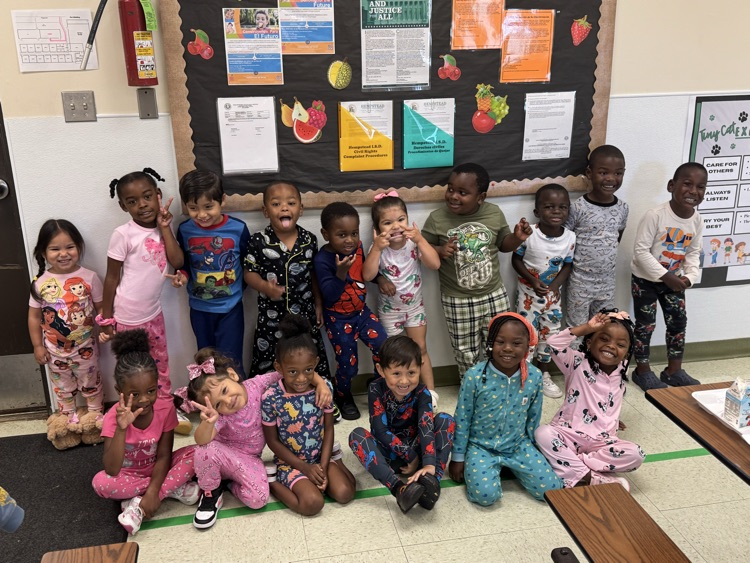 students wearing pajamas