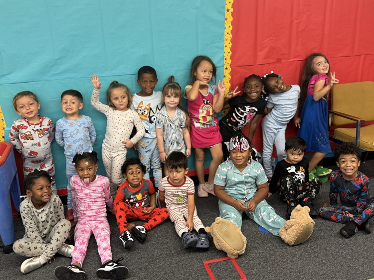students wearing pajamas