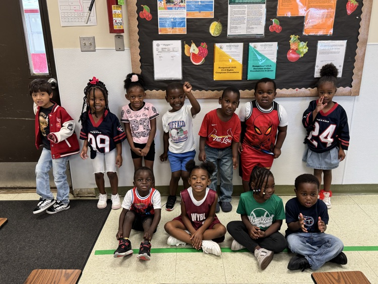 students in jerseys