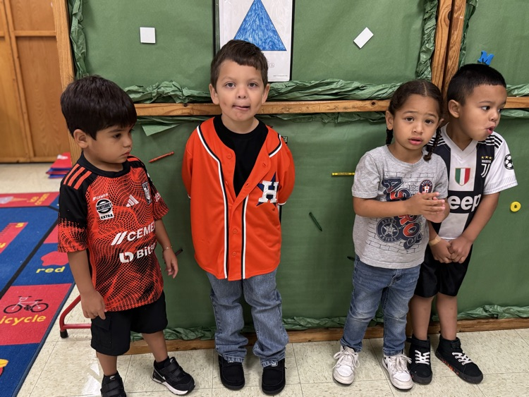 students in jerseys