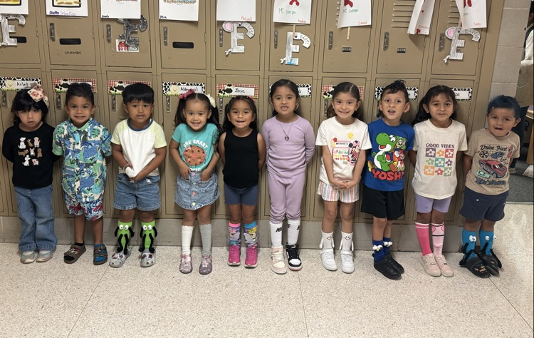 students in wacky clothes