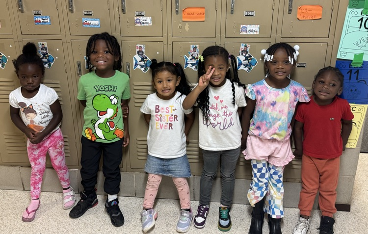 students in wacky clothes