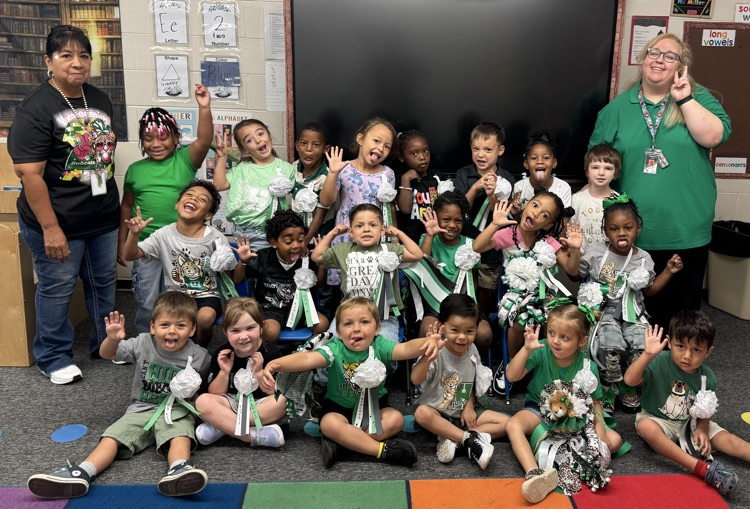 students in school colors