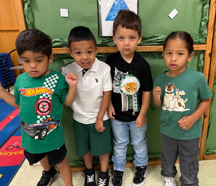 students in school colors