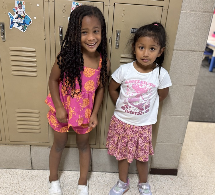 students in pink clothes