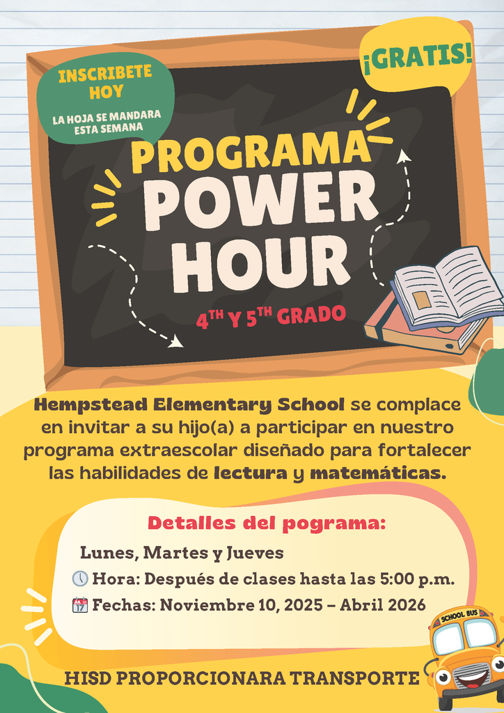 Power Hour at HES-Spanish