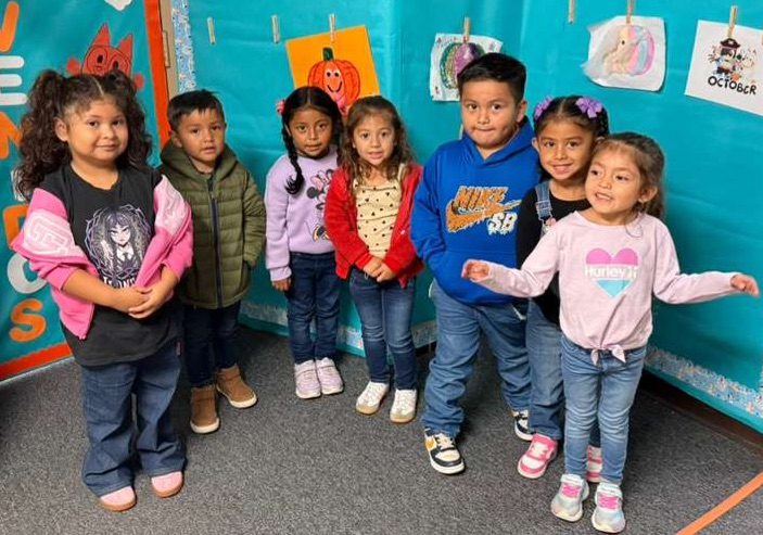 students wearing denim