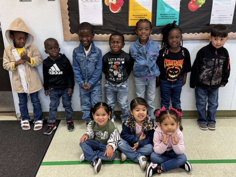 students wearing denim
