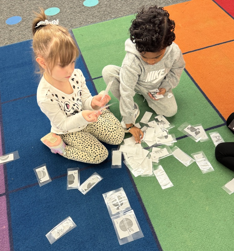 students matching letters