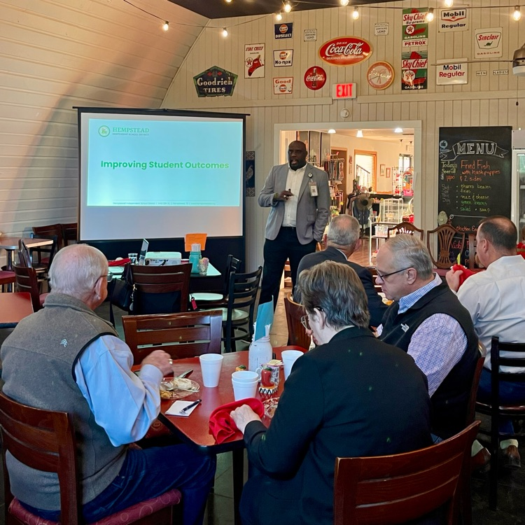 superintendent O’Neil presenting 