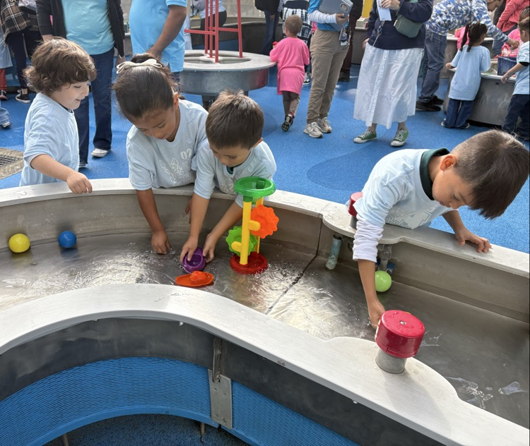 students at the children’s museum