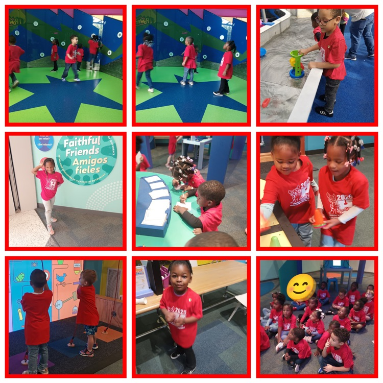 students at the children’s museum