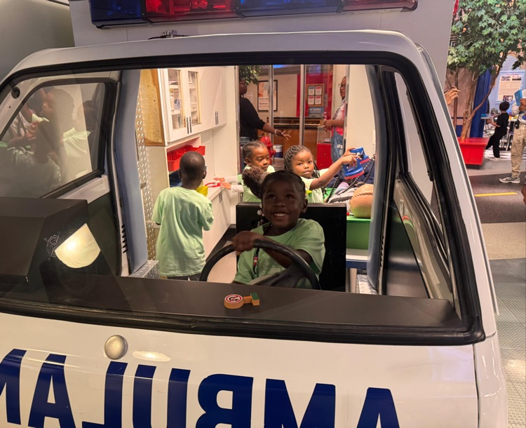students at the children’s museum