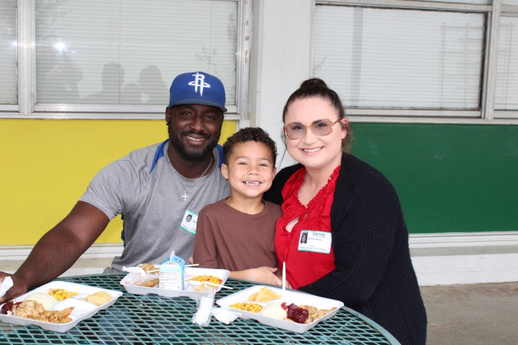 at our Thanksgiving lunch