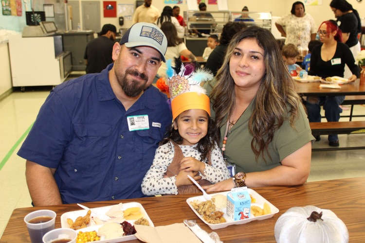at our Thanksgiving lunch