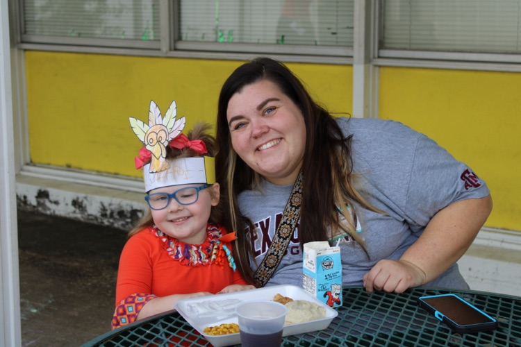 at our Thanksgiving lunch