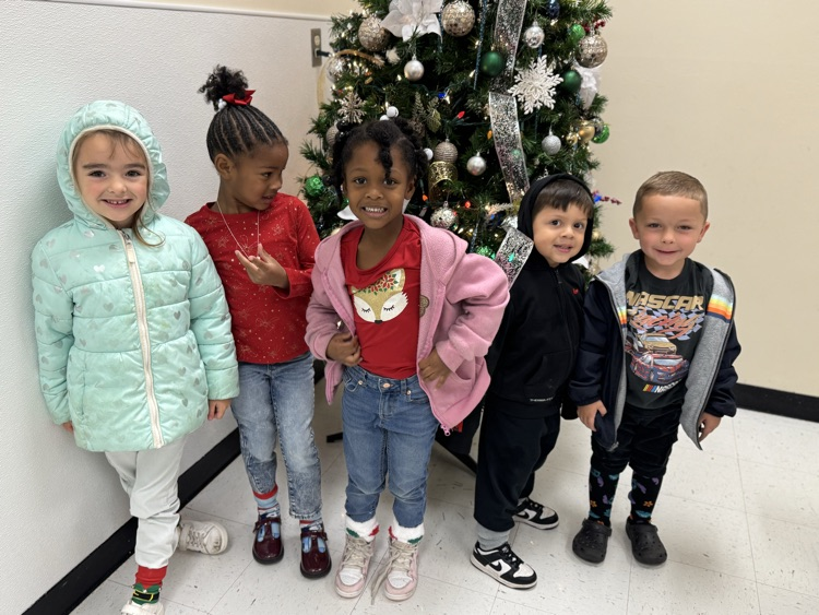 students in Christmas socks