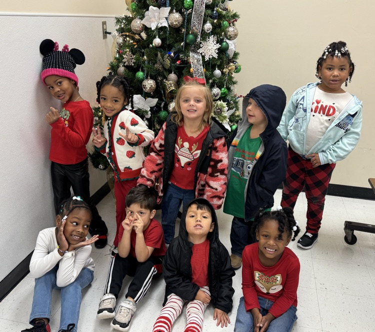 students in red and white