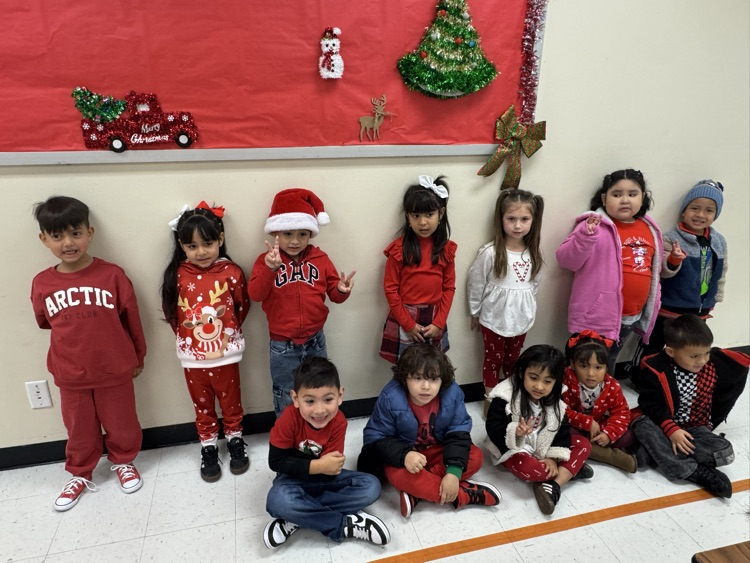 students in red and white