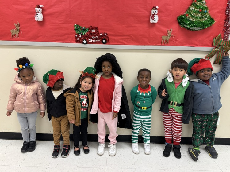 students in elf outfits