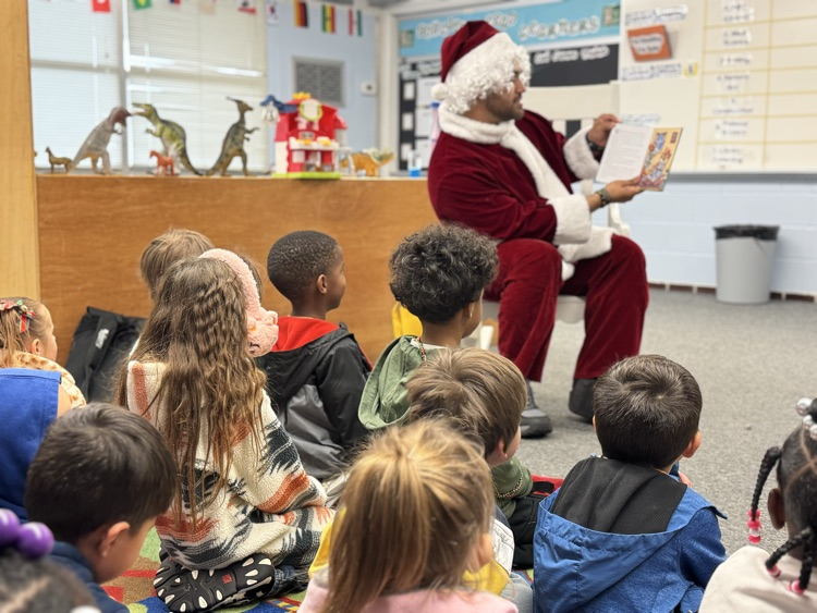 students listening to a book