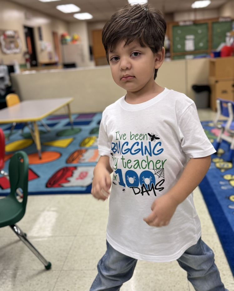 dressed in 100th day clothes